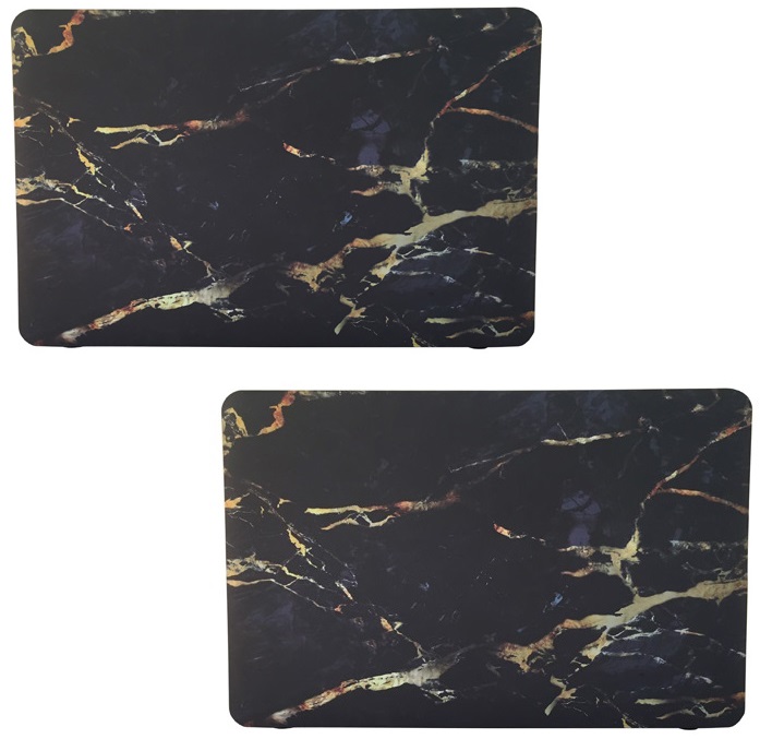 Чехол-накладка пластиковая i-Blason для Macbook Air 13 (Black/Gold Marble) купить в интернет-магазине icover