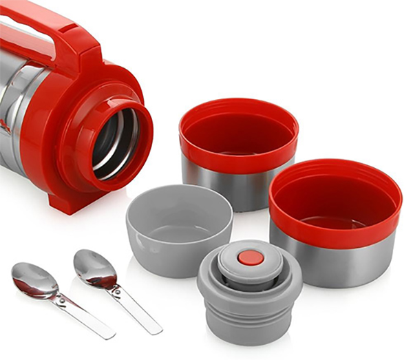 Термос универсальный с широким горлом Арктика 3 л 201-3000 (Silver/Red) купить в интернет-магазине icover