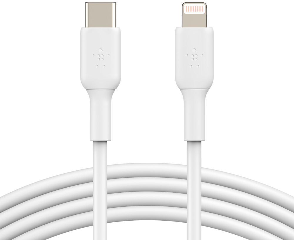 

Кабель для iPod, iPhone, iPad Belkin Boost Charge USB-C/Lightning 1m CAA003bt1MWH (White)
