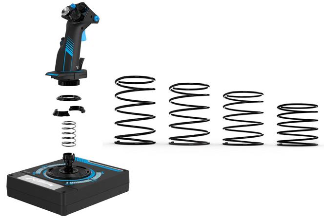 Saitek Pro Flight X-56 Rhino H.O.T.A.S. - джойстик (Black/Blue) купить в интернет-магазине icover