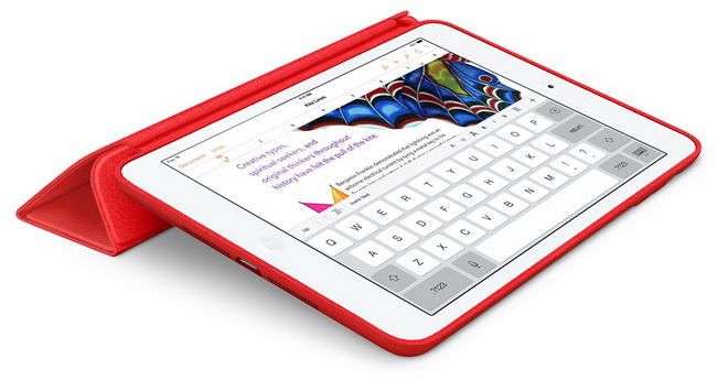 Apple iPad mini Smart Case (ME711ZM/A) - чехол для iPad mini/iPad mini Retina (Red) купить в интернет-магазине icover