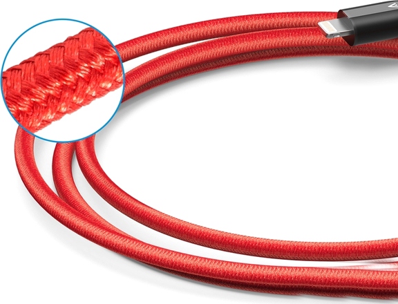 Кабель Anker Powerline+ Lightning 1.8м AA8122H92 (Red) купить в интернет-магазине icover