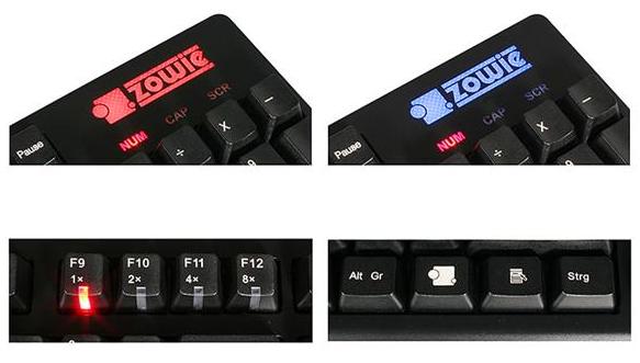 Zowie Celeritas - игровая клавиатура (Black/Cherry MX Brown) купить в интернет-магазине icover