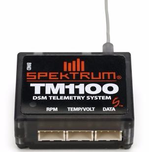 Модуль телеметрии Air Spectrum TM1100 DSMX Fly-by SPM9549 (Black) купить в интернет-магазине icover