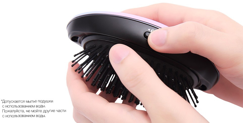 Расческа-массажер с функцией ионизации Xiaomi Yueli Comb (Pink) купить в интернет-магазине icover