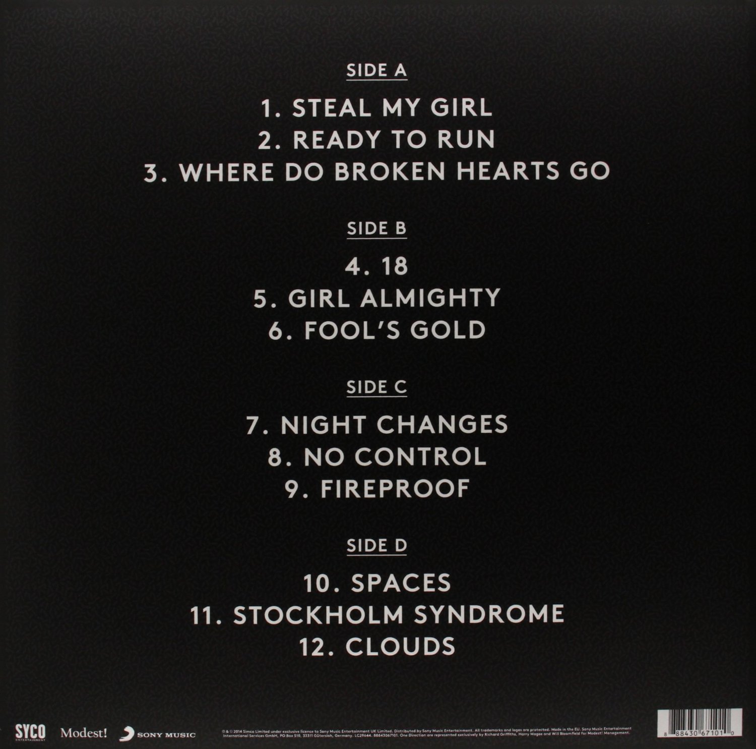 Виниловая пластинка One Direction - Four (2014) купить в интернет-магазине icover