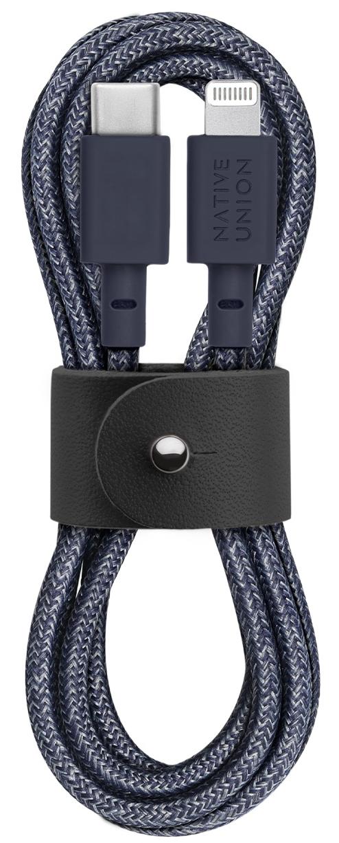 

Кабель Native Union Belt (BELT-CL-IND-2-NP) USB-C to Lightning 1.2m (Indigo)