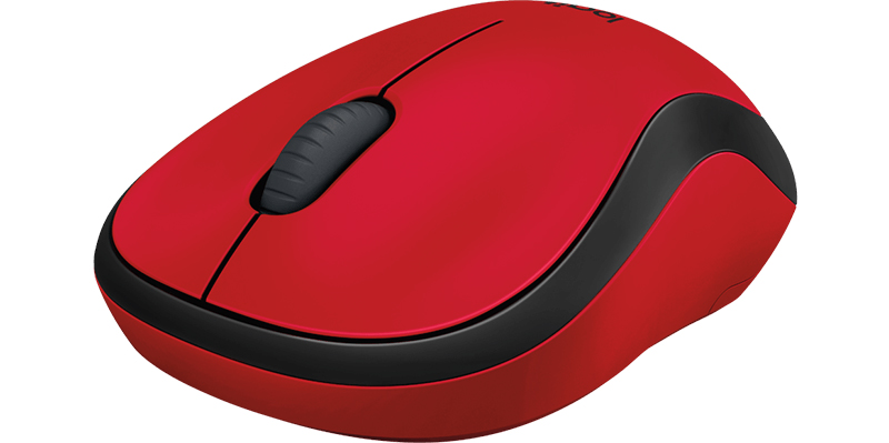 Беспроводная мышь Logitech M220 Silent 910-004880 (Red) купить в интернет-магазине icover