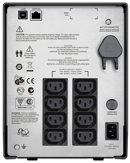 Источник бесперебойного питания APC by Schneider Electric Smart-UPS C 1000VA (Black) купить в интернет-магазине icover