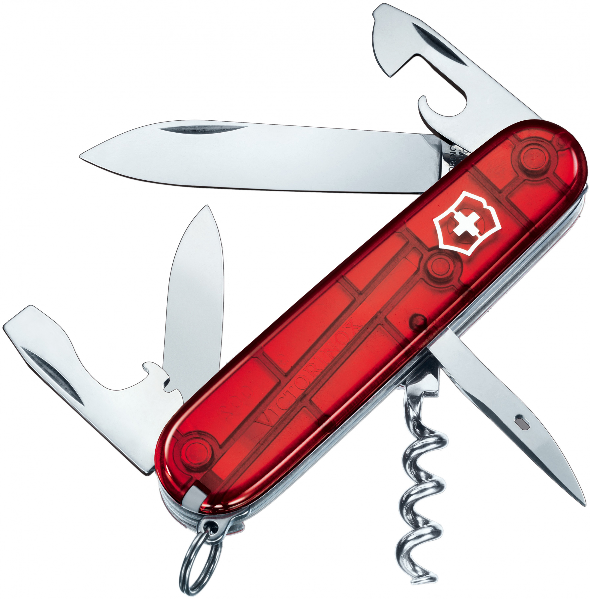 

Нож перочинный Victorinox Climber 1.3703.T (Clear Red)