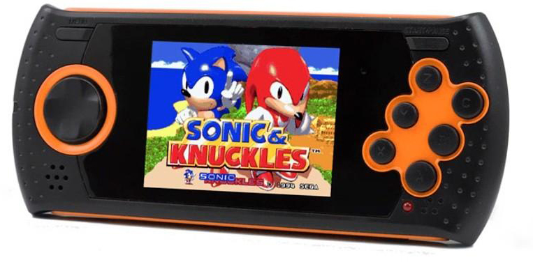 Sega Genesis Gopher Wireless - портативная игровая приставка + SD карта + 370 игр (Orange) купить в интернет-магазине icover