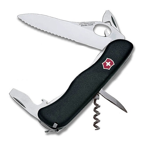 Армейский нож с фиксатором Victorinox Nomad One Hand 0.8353.MW3 (Black) купить в интернет-магазине icover
