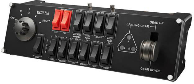 Контроллер для игровых авиасимуляторов Logitech Flight Switch Panel 945-000012 (Black) купить в интернет-магазине icover