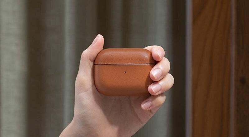 Чехол Native Union Leather Case (APPRO-LTHR-BRN-AP) для AirPods Pro (Tan) купить в интернет-магазине icover