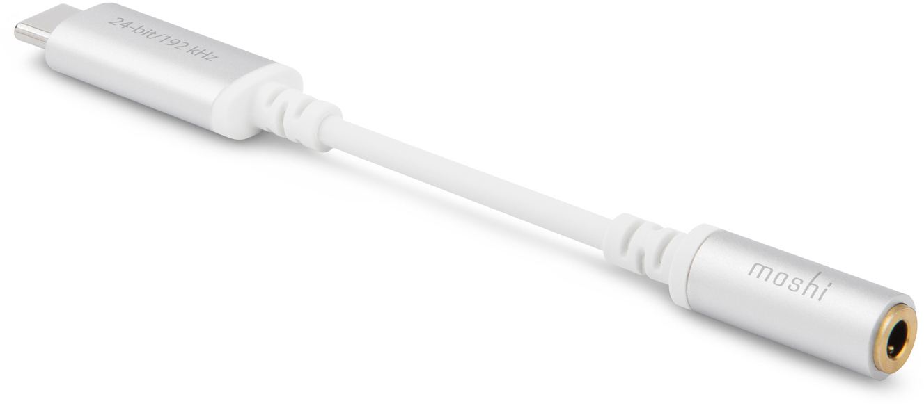 

Адаптер Moshi USB-C to 3.5mm Jack 99MO084241 (Silver), USB-C to 3.5mm Jack