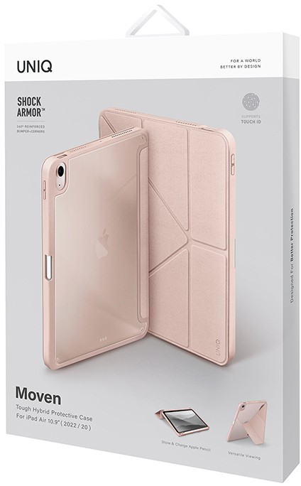 Чехол Uniq Moven для iPad Air 10.9 (NPDA10.9(2022)-MOVPNK) 2020/2022 (Pink) купить в интернет-магазине icover