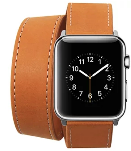 Ремешок Cozistyle Double Tour Leather (CDLB018) для Apple Watch/Series SE/6/2/3/4 42/44mm (Tan) купить в интернет-магазине icover
