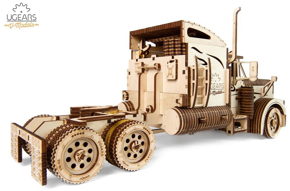3D-пазл UGears Тягач VM-03 (70056) купить в интернет-магазине icover