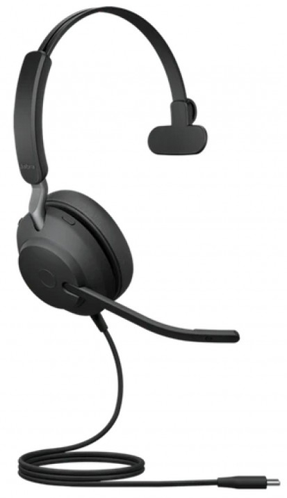 

Проводная гарнитура Jabra Evolve2 40 (24089-889-899) UC Mono USB-C (Black)