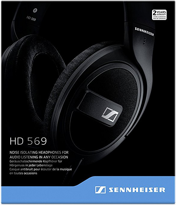 Sennheiser HD 569 - накладные наушники (Black) купить в интернет-магазине icover