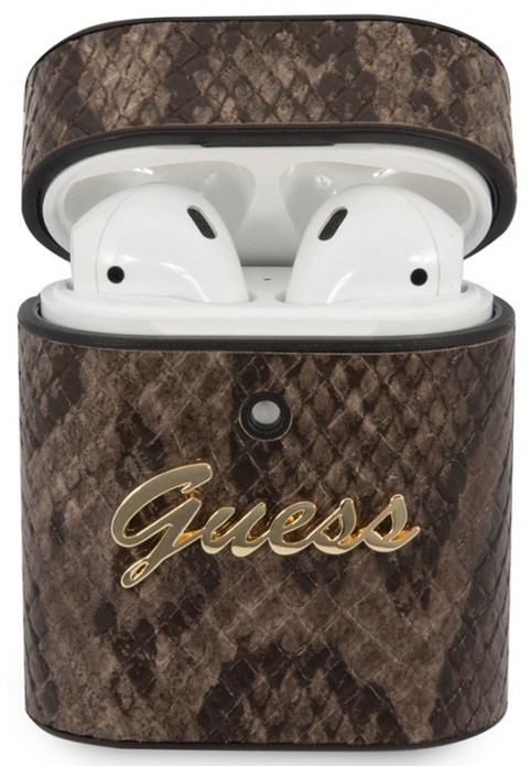 

Чехол Guess CG Mobile (GUACA2PUSNSMLBR) для AirPods 1/2 (Brown)