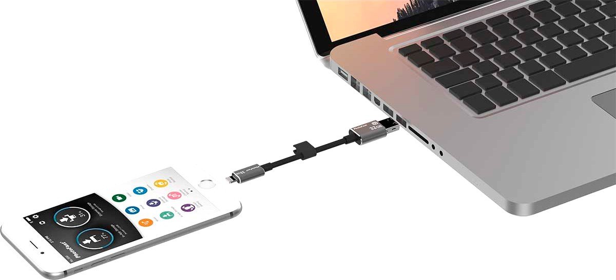 Флеш-накопитель PhotoFast MemoriesCable GEN3 32Gb USB-C адаптер (Black) купить в интернет-магазине icover