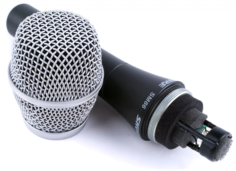 Кардиоидный конденсаторный вокальный микрофон Shure SM86 (Black) купить в интернет-магазине icover