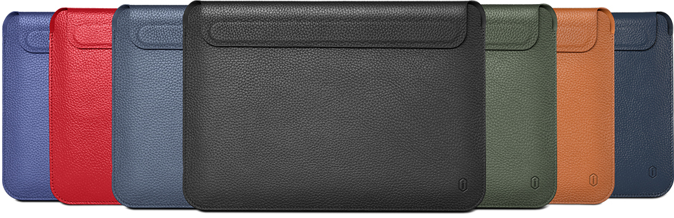 Чехол Wiwu Genuine Leather для MacBook Pro 13/Air 13 2018-2020 (Green) купить в интернет-магазине icover