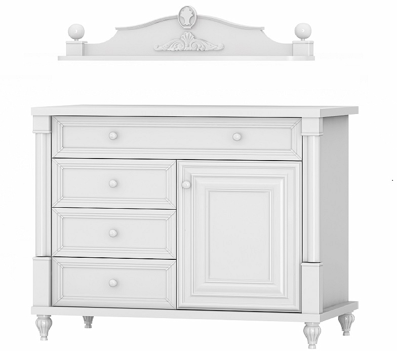 NewJoy Angel Baby ANB-1200 (10-109-1200) - бельевой комод (White) купить в интернет-магазине icover