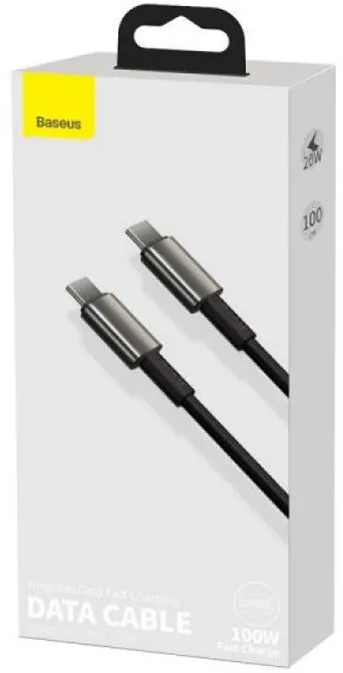 Кабель Baseus Tungsten CATWJ-01 USB-C 100W 1m (Black) купить в интернет-магазине icover
