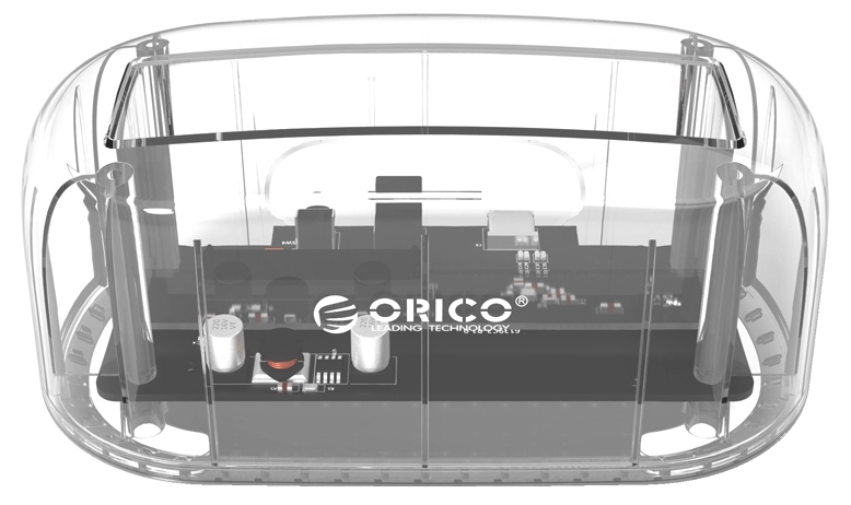 Док-станция для HDD Orico 6139U3-CR (Clear) купить в интернет-магазине icover