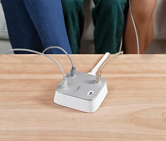 Сетевое зарядное устройство Belkin Family RockStar F8M990vfWHT (White) купить в интернет-магазине icover