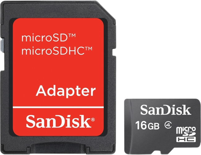 SanDisk microSDHC Class4 16Gb