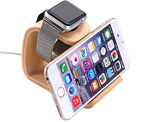 Samdi Natural Wood Docking Charge Station
