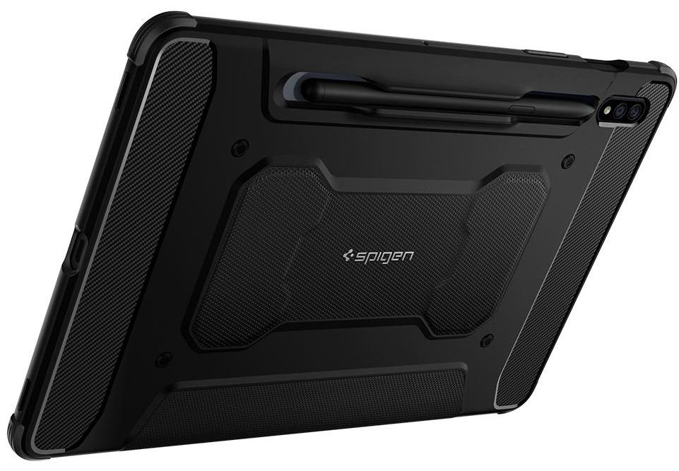Чехол Spigen Rugged Armor Pro (ACS01604) для Samsung Galaxy Tab S7 (Black) купить в интернет-магазине icover