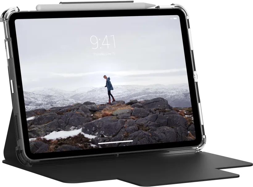 Чехол UAG Lucent (12329N314040) для iPad Pro 11/Air 10,9 (Black/Ice) купить в интернет-магазине icover