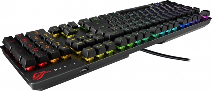 Игровая клавиатура Asus ROG Strix Scope RX (90MP0240-BKRA00) купить в интернет-магазине icover