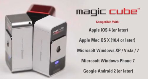 Celluon Magic Cube Laser Projection Keyboard and Touchpad - лазерная клавиатура + тачпад для iPhone/iPod/iPad (Silver) купить в интернет-магазине icover