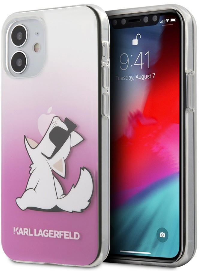 

Чехол Karl Lagerfeld Choupette Fun (KLHCP12SCFNRCPI) для iPhone 12 mini (Gradient Pink)