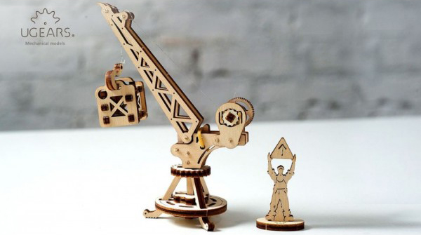 Сборная модель UGEARS Манипулятор на рельсах купить в интернет-магазине icover