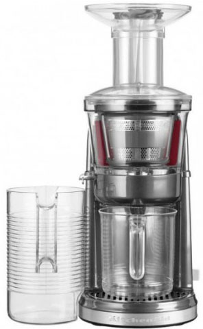 Настольная шнековая соковыжималка KitchenAid Artisan 5KVJ0111EMS (Medallion Silver) купить в интернет-магазине icover