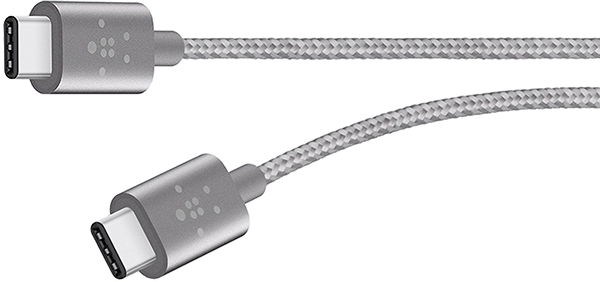 Кабель Belkin Mixit Metallic (F2CU041BT06-GRY) USB-C to USB-C 1.8 m (Gray) купить в интернет-магазине icover