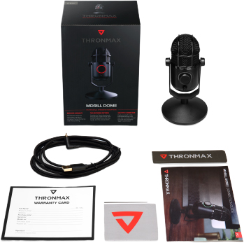 Микрофон Thronmax MDrill Dome Plus USB-C (Black) купить в интернет-магазине icover