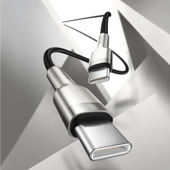 Кабель Baseus Cafule (CATJK-D01) USB-C/USB-C 100W 2m (Black) купить в интернет-магазине icover