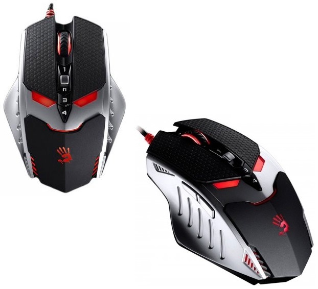 A4Tech Bloody TL80 Terminator - игровая проводная мышь (Black/Silver) купить в интернет-магазине icover