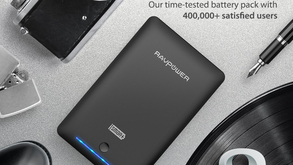 Внешний аккумулятор RAVPower Deluxe Portable Charger (RP-PB19) 16750 mAh (Black) купить в интернет-магазине icover