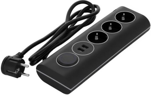 

Сетевой фильтр Rombica NEO WC3U (Black)