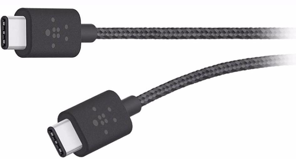 Кабель Belkin Mixit Metallic USB-C to USB-C 1.8 m F2CU041BT06-BLK (Black) купить в интернет-магазине icover