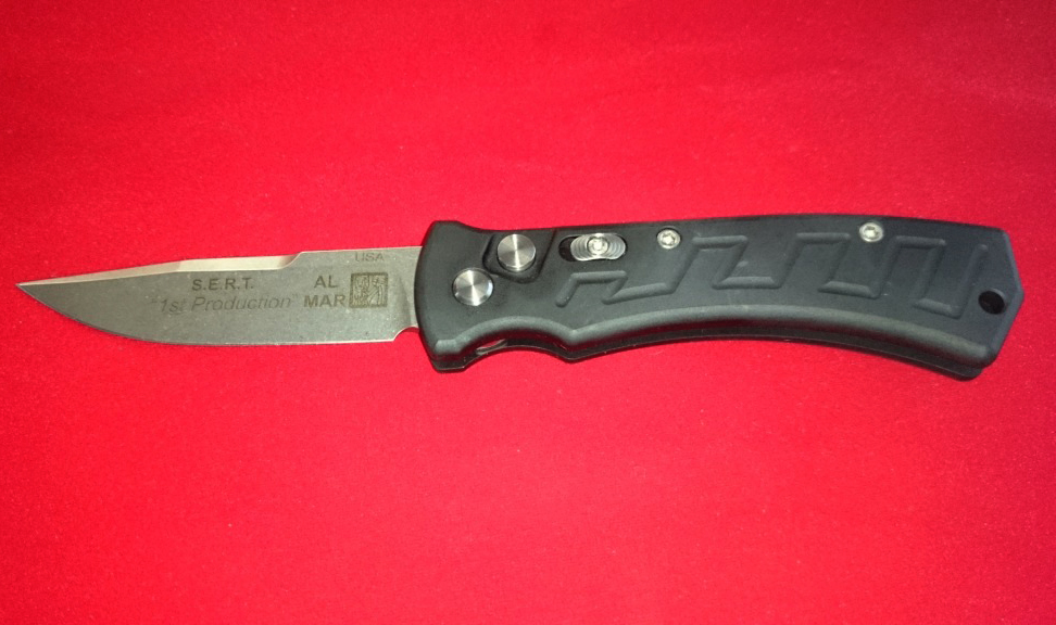 Al Mar S.E.R.T. Automatic Knife (AL/SERT) - складной нож (Black) купить в интернет-магазине icover
