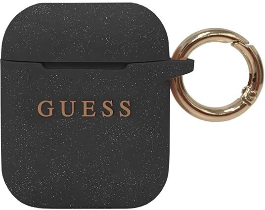 Чехол Guess CG Mobile (GUACCSILGLBK) для AirPods (Black) купить в интернет-магазине icover